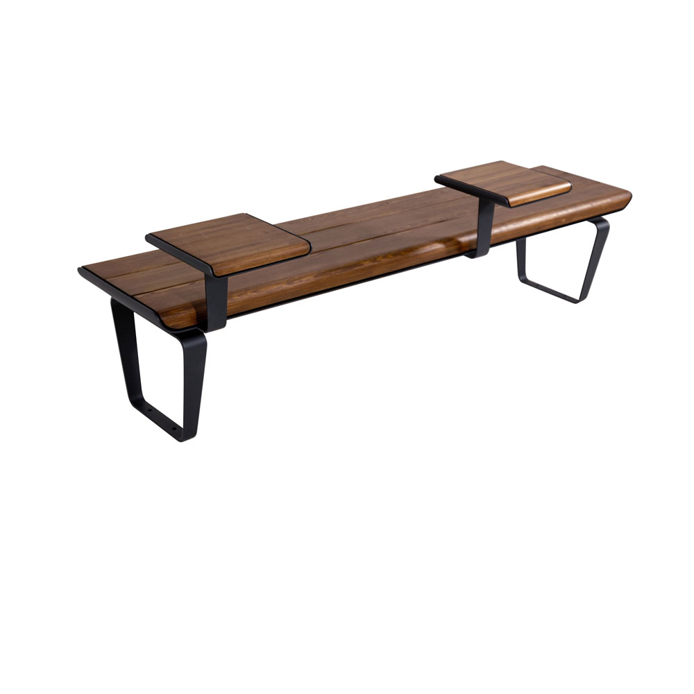 Plain Bench with coffee Stand · Bancos - IDEA.AZ